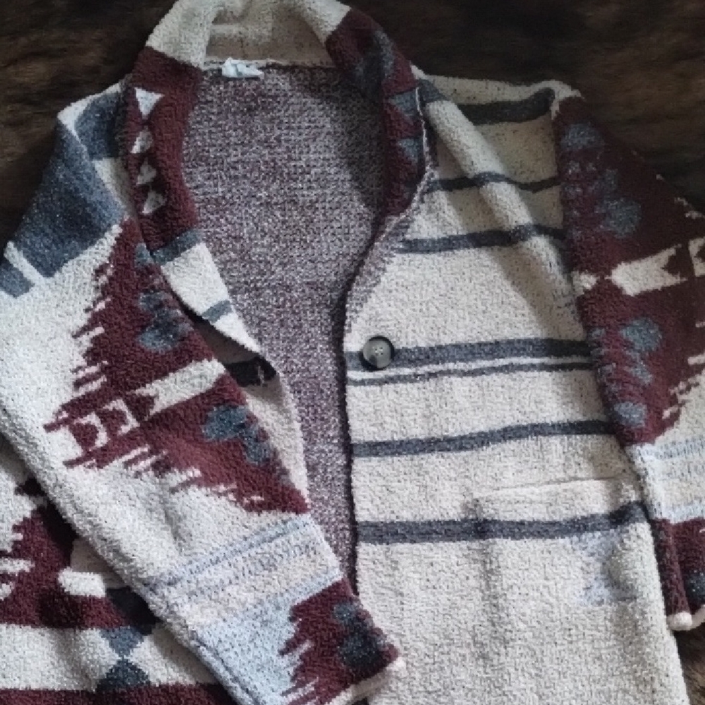 Stylish Multicolor Cardigan Sweater